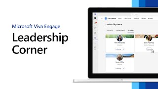 Leadership Corner in Viva Engage [upl. by Suiravat]