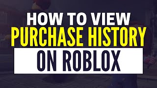 How To View Your Transactions in Roblox Mobile  Purchase History [upl. by Eanal653]