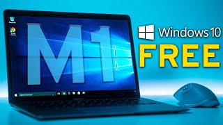 How to Run Windows 10 on New M1 Macbook FREE DOWNLOAD [upl. by Refinney]