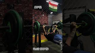 80kg x 12 wider grip  road to 120kg bench press gym [upl. by Kathlin811]