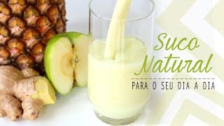 SUCO DE MAÇÃ VERDE E ABACAXI [upl. by Vivianne]