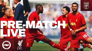 Matchday Live Brighton vs Liverpool  Carabao Cup buildup [upl. by Ennylhsa]