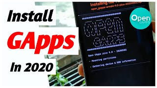 How to install open gapps with TWRP or OrangeFox Recovery2020 [upl. by Negeam]