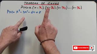 Teorema de Gauss  Factorización de polinomios [upl. by Natrav]