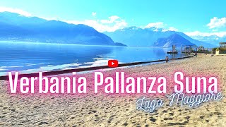 Esplora Verbania Suna con la sua bella spiaggia in unavventura sul Lago Maggiore 🚤☀️ travel [upl. by Lyrad]