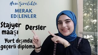 Hemşirelik👩‍⚕️Yüksekokul ve fakülte farkı  Stajyer maaşı💸Yurt dışında geçerli diploma🎓 [upl. by Cohbert]