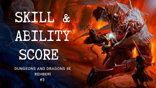 3 Skill amp Ability Score  Dungeons and Dragons 5e Rehberi [upl. by Aneez420]