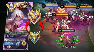 HOW TO PLAY HANABI IN SOLO RANK HANABI BEST BUILD 2024 TO RANK UP FASTER🔥  MUST TRY [upl. by Ahtaela278]