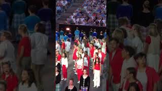 🇨🇭Basel Tattoo 2024 🇨🇭Finale The Australian Army BandOne Voice Children´s Choir quotI am Australianquot [upl. by Shaum]