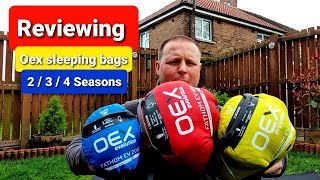 Winter to summer sleeping bags Oex fathom evolution sleeping bag range [upl. by Crescentia]