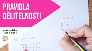 Pravidla dělitelnosti [upl. by Ennayr]