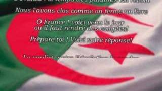 algeria hymne nationale [upl. by Ettenrahc]