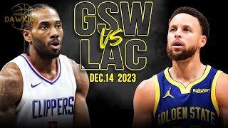 Golden State Warriors vs Los Angeles Clippers Full Game Highlights  December 14 2023  FreeDawkins [upl. by Also]