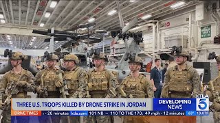 3 US troops killed by drone strike in Jordan [upl. by Addison]