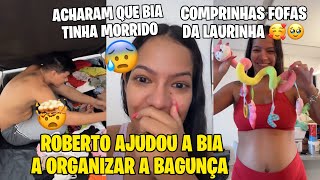 BIA CHAGAS MOSTRA COMPRINHAS FOFAS PRA LAURINHA ACHARAM QUE BIA TINHA M0RRIDO😰ROBERTO AJUDOU BIA [upl. by Nudd]