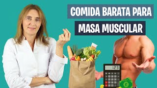 ALIMENTOS BARATOS para AUMENTAR MASA MUSCULAR  Dieta para aumentar músculo  Nutrición deportiva [upl. by Anwahsiek841]