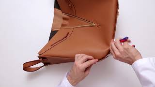 Making the LOEWE Hammock Laced bag [upl. by Adnihc]