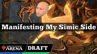 Manifesting My Simic Side  Duskmourn Draft  MTG Arena [upl. by Nashom]