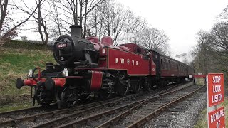 KWVR Ivatt 2MT 262T no 41241 13th February 2024 [upl. by Nalloh569]