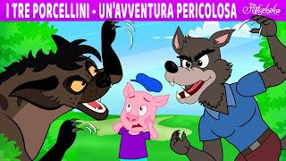 I Tre Porcellini  Unavventura pericolosa  Storie Per Bambini Cartoni Animati I Fiabe e Favole [upl. by Mad467]