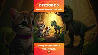 Woofy and Meowsha’s Time Travel 🐶🐱🕒🚀 Mini Tales Ep 3 [upl. by Atnauqahs3]