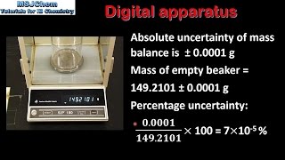 111 Absolute and percentage uncertainties [upl. by Ahsaei512]