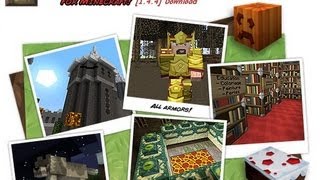 MineCraft  Texture Pack Review  Sphax PureBDCraft  147 [upl. by Asirahc248]