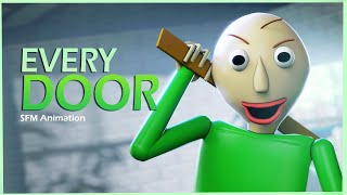 SFMBALDI BASICS ► Every Door by CG5 feat Caleb Hyles ll ANIMATED by MemeEver ll [upl. by Ramonda]