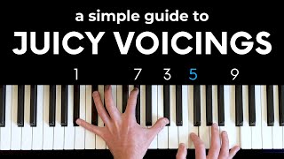 A simple guide to juicy voicings [upl. by Dnalerb764]