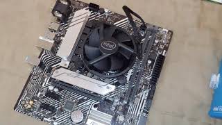 Installing I5 11400 into Asus Prime H510m motherboard installation LGA 1200 CPU [upl. by Cogswell]