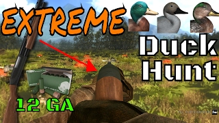 12GA Pump Action Shotgun IRON SIGHT  TheHunter EXTREME Duck Hunt Montage 4 [upl. by Yazbak]