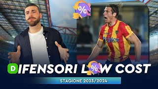 10 DIFENSORI LOW COST  CONSIGLI FANTACALCIO 2324 [upl. by Etnor]