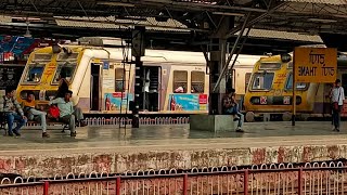 Mumbai local train Announcement Central railway Thane station [upl. by Anelaf]