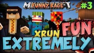 Minecraft XRUN quotEXTREMELY FUNquot ep3 w Bashur Mitch and Preston [upl. by Sinegold]