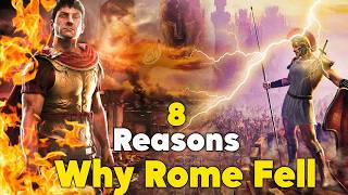 8 Reasons Why Rome Fell  Why Did the Roman Empire Fall [upl. by Acenom]