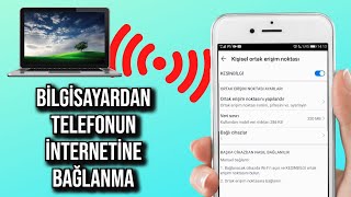 Bilgisayardan Telefonun İnternetine Bağlanma Nasıl Yapılır [upl. by Ace458]