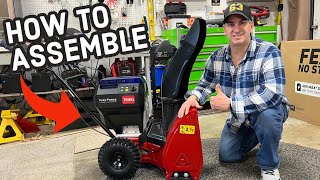 Assemble Your Toro Snowmaster 60v Battery Operated Snow blower With This Easy Stepbystep Guide [upl. by Halda]