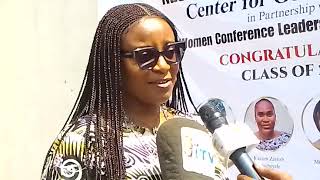 Mrs Inimfon Etuk Grace Graduation ceremony in Abuja and interview by journalist [upl. by Srednas]