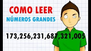 COMO LEER NÚMEROS MUY GRANDES Super Fácil [upl. by Benedikt706]