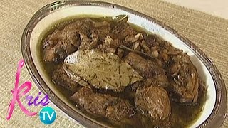 Kris cooks Adobo ala Espanto [upl. by Elokin852]