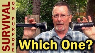 Wowtac A4 vs Thrunite Catapult V6  Flashlight Comparison [upl. by Doloritas]