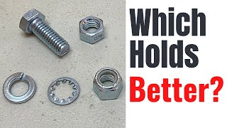 The Truth  Which Holds Better Split Lock Washer Internal Tooth Lock Washer or Locknut [upl. by Burtie]