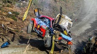 COPEC Rally Chile 2019 – CRASH Thierry Neuville amp Nicolas Gilsoul WRC [upl. by Darill765]