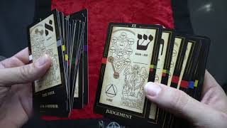 Unboxing The Kabbalistic Tarot Deck by Eugene Vinitski [upl. by Gaynor565]