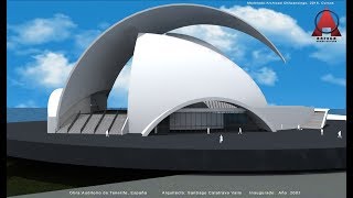 Auditorio de Tenerife Arq Santiago Calatrava Inaugurado año 2003 [upl. by Nonahs]