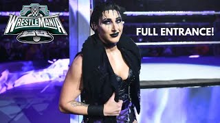 FULL ENTRANCE  Rhea Ripley entrance at WWE WrestleMania XL 2024  Live  Becky Lynch [upl. by Godspeed]