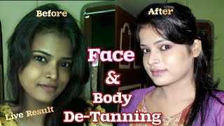 Professional Full Body amp Face DTan  Parlour जैसा DTAN घर पर ।DTan Full Body At HomeShinny Roops [upl. by Eniron477]