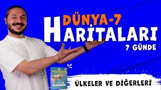 🌎DÜNYA ÜLKELER VE DİĞERLERİ HARİTA BİLGİSİ ÇALIŞMASI 📌2025 KAMP7 Kodlamalarla [upl. by Eahc]