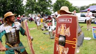 GREY LYNN FESTIVAL  ROMAN GLADIUS SPARRING [upl. by Cynthia]