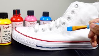 How To Customize Converse Shoes 🎨👟EASY [upl. by Nigen]